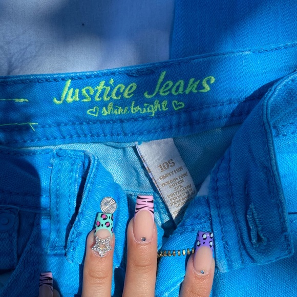 Justice Blue Skinny Jean - Picture 2 of 2
